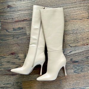 New Beige hill boots